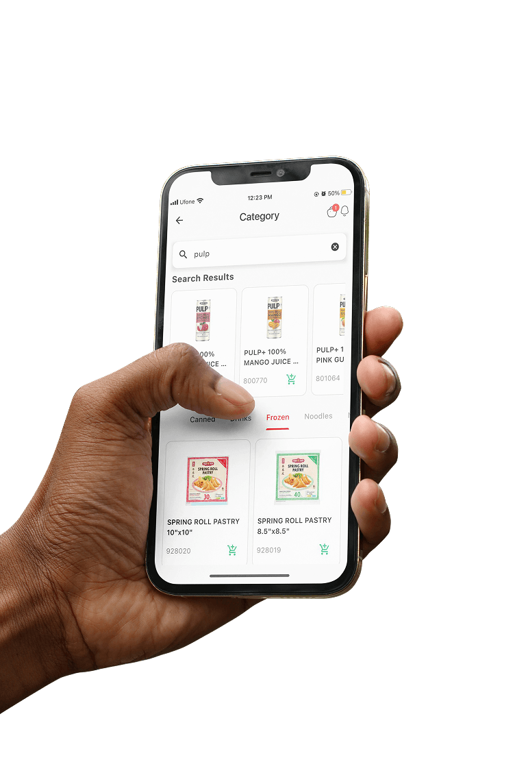 App in hand
